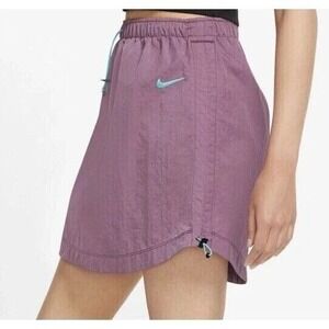 Nike Womens Standard Fit High Rise Sportswear Skirt DM6199-507 Purple Size XL